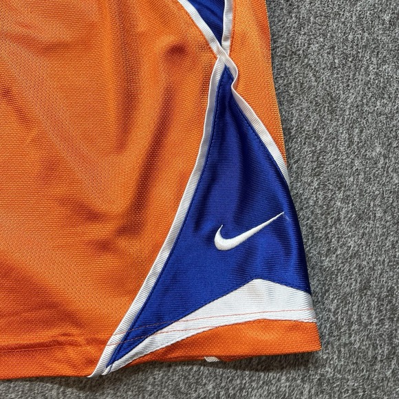Vintage Nike Boise State Basketball Shorts Mens 2XL Blue Orange Y2K Baggy (050) - Picture 10 of 10